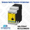 Siemens Safety Monitors Realy AS-Interface 3RK1105-1BE04-1CA0